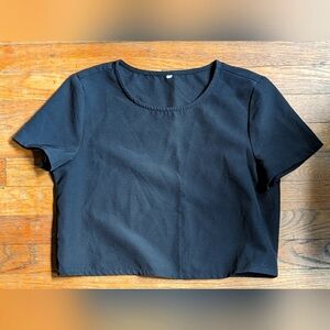 Black Crop Top